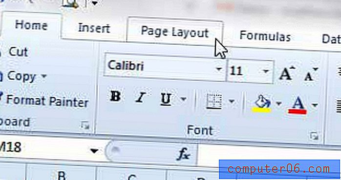 Kā drukāt ar rindu un kolonnu virsrakstiem programmā Excel 2010