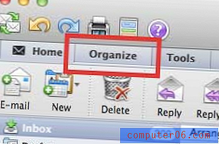 Como parar de agrupar mensagens por conversa no Outlook 2011
