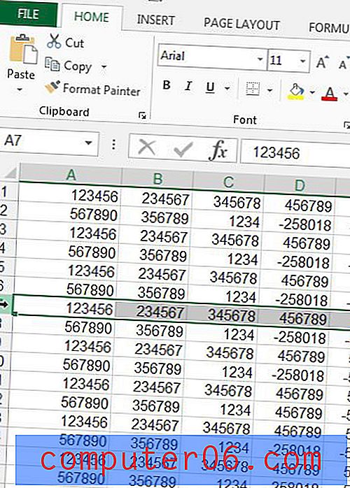 Slik setter du inn en sideskift i Excel 2013