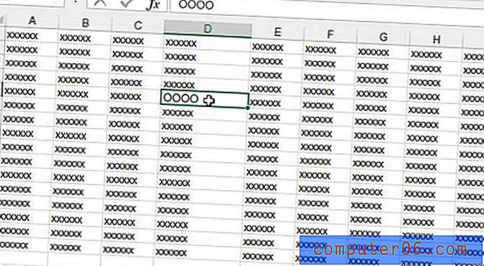 Как да центрирам хоризонтално в Excel 2013