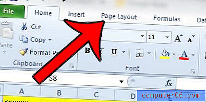 Kā izvēlēties melnraksta kvalitātes drukāšanu programmā Excel 2010