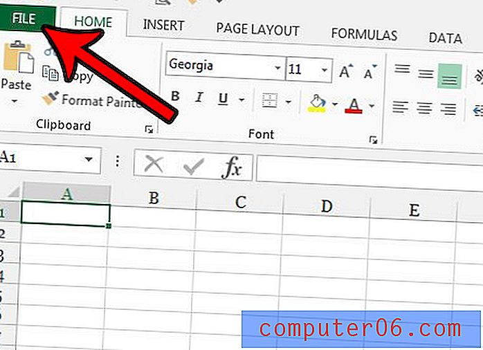 Cómo cambiar el orden de los elementos en la barra de herramientas de acceso rápido de Excel 2013