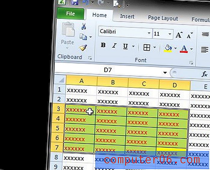 Cómo quitar el formato de celda de las celdas seleccionadas en Excel 2010