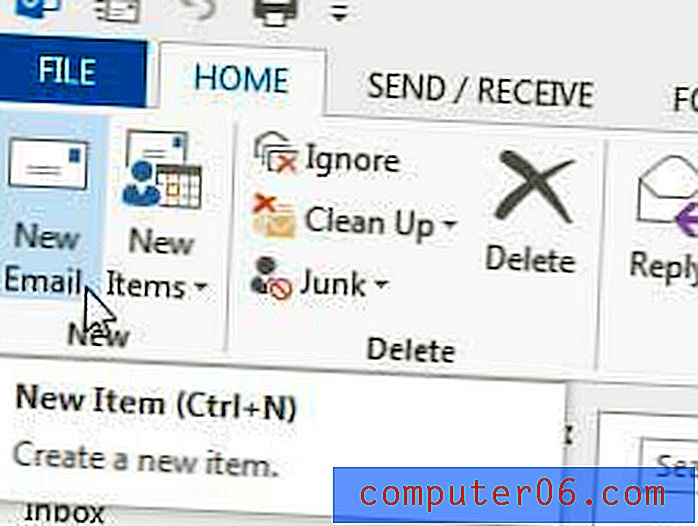 Hvordan lage en signatur i Outlook 2013
