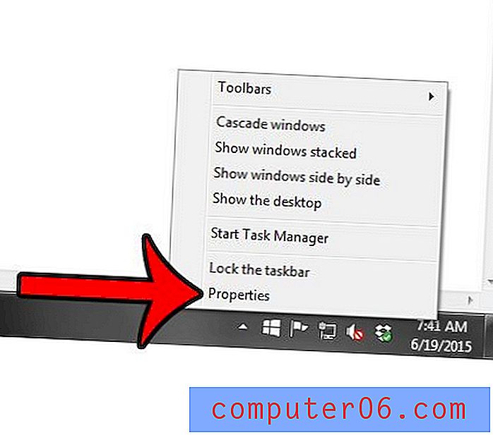 Hoe de taakbalk naar de zijkant van het scherm te verplaatsen in Windows 7