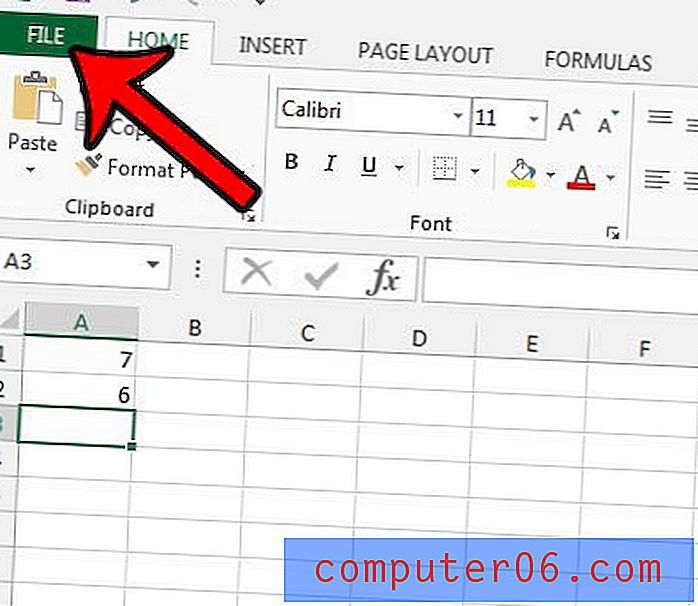Kā iespējot formulu automātisko pabeigšanu programmā Excel 2013