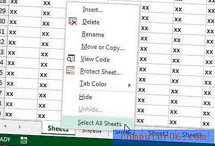 Kā izdrukāt katru Excel 2013 darbgrāmatas darblapu vienā lappusē