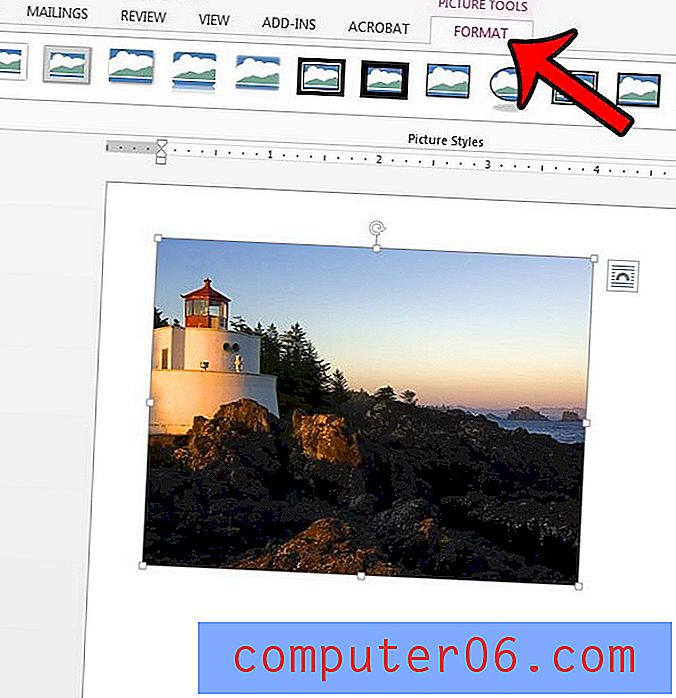 Comment retourner une image dans Word 2013