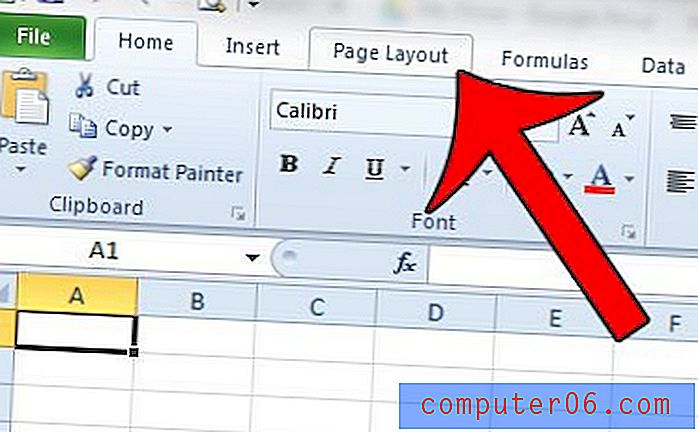 Slik slutter du å skrive ut rad- og kolonneoverskrifter i Excel 2010