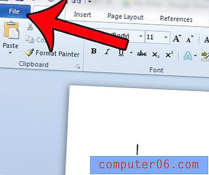 Come visualizzare il pannello documenti in Word 2010