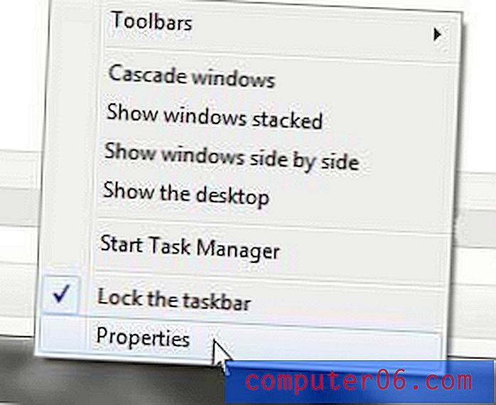 Hoe de taakbalk terug naar de onderkant van het scherm te verplaatsen in Windows 7