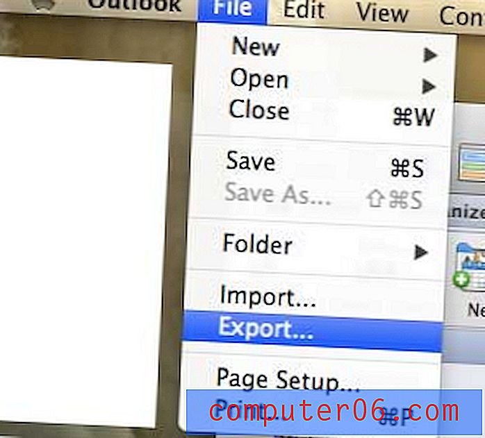 Kuidas eksportida Outlook 2011 kontakte Exceli jaoks