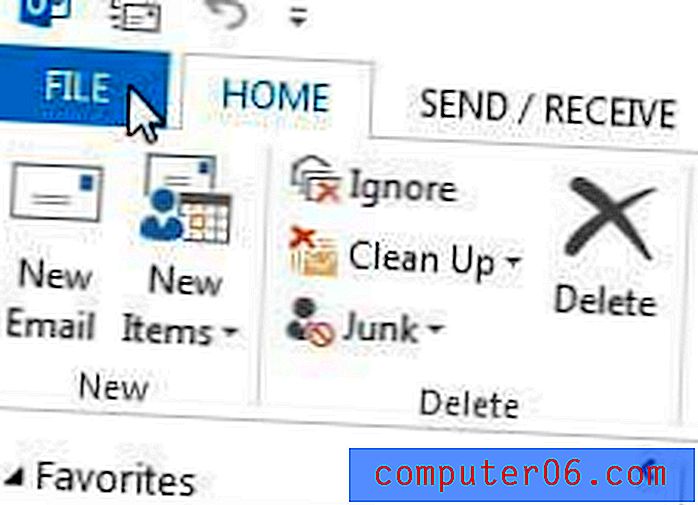 Pielikuma atgādinājuma izslēgšana programmā Outlook 2013