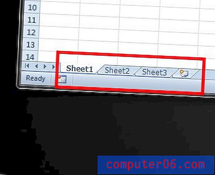 Slik legger du til et nytt arbeidsark i Excel 2010