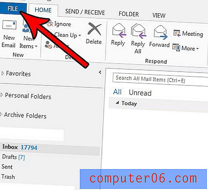 Как да добавите раздела за програмисти в Outlook 2013