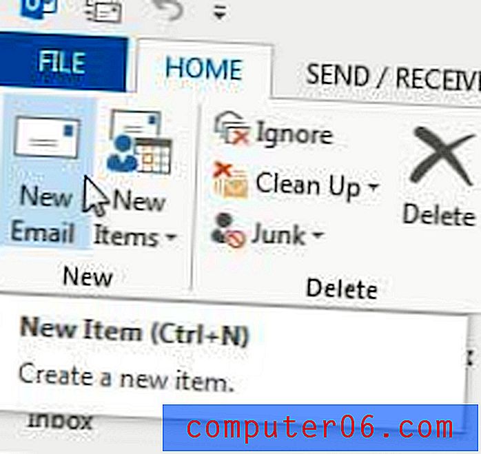 Legg til en URL-kobling til din signatur fra Outlook 2013