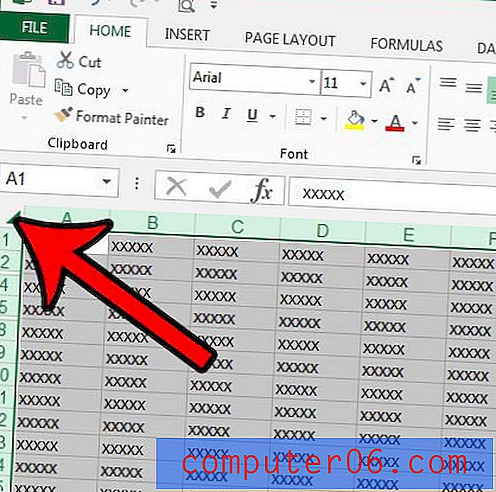 Miks puuduvad Excel 2013 ridade numbrid?