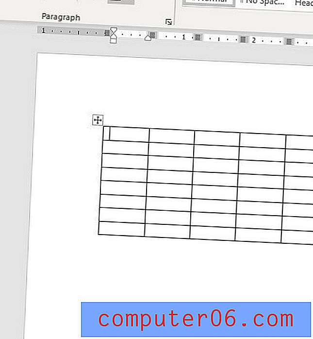 So führen Sie Zellen in Word 2016-Tabellen zusammen