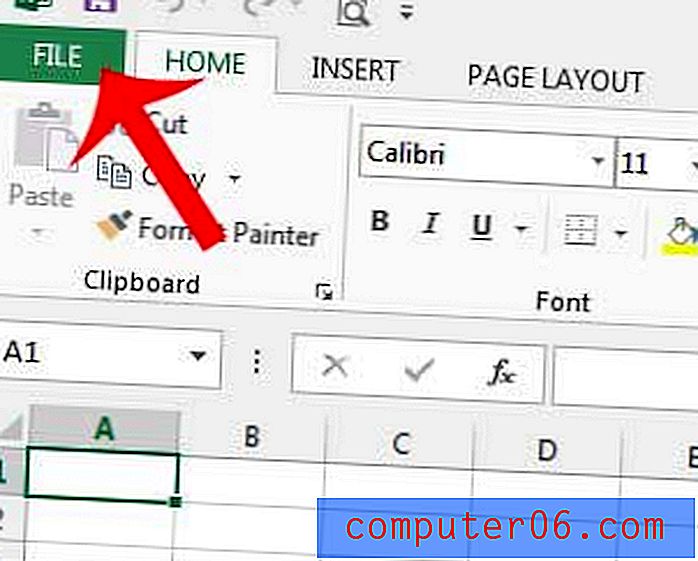 Como alterar a fonte padrão no Excel 2013