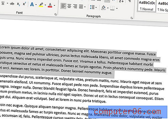 Cómo insertar un comentario en Word 2010