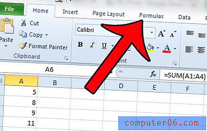 Kā ieslēgt automātisko aprēķinu programmā Excel 2010
