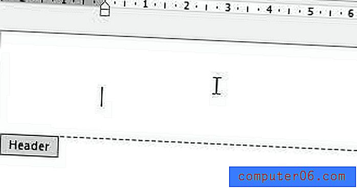 Kā pārvietot galvenes augšup Word 2013