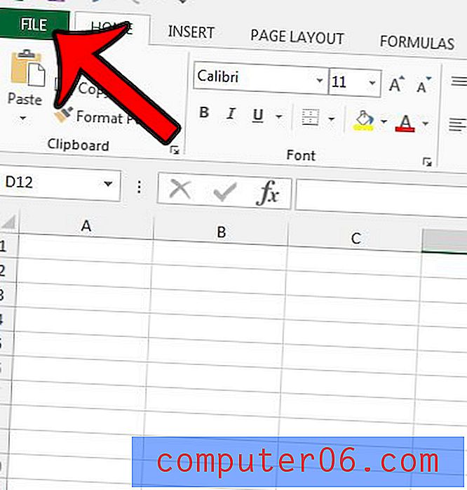 Kako imati samo jedan radni list prema zadanom u Excelu 2013