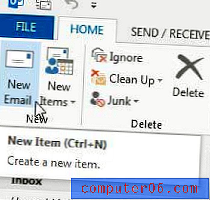 Kā atlikt e-pasta piegādi programmā Outlook 2013