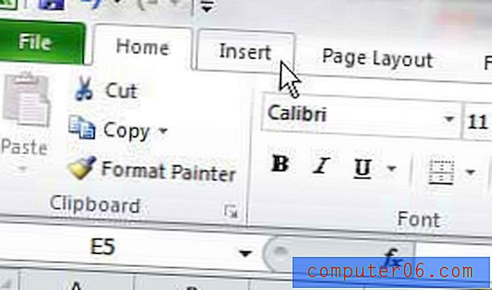Cómo hacer un encabezado personalizado en Excel 2010