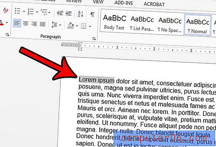 Come aumentare la dimensione del carattere più grande di 72 in Word 2013