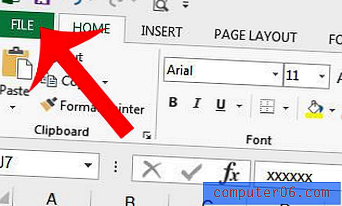 Kā izdrukāt izklājlapu vienā lappusē programmā Excel 2013