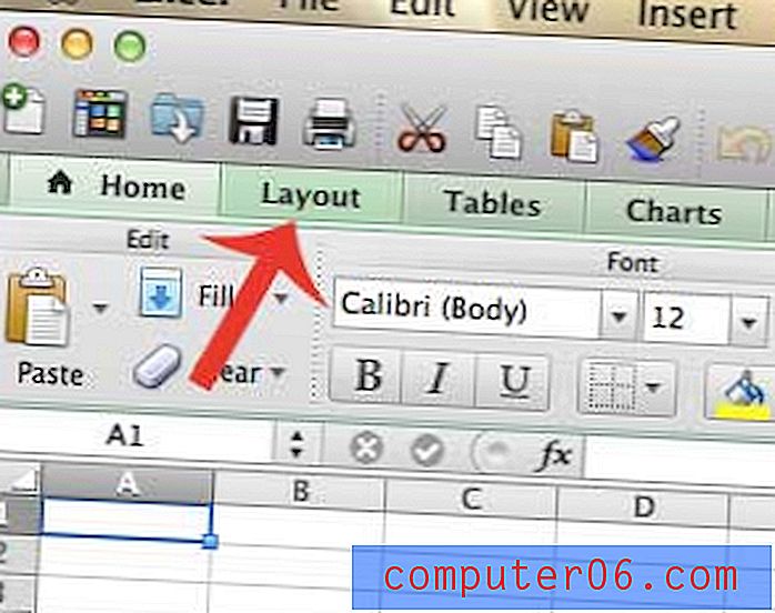 Comment insérer un en-tête dans Excel 2011