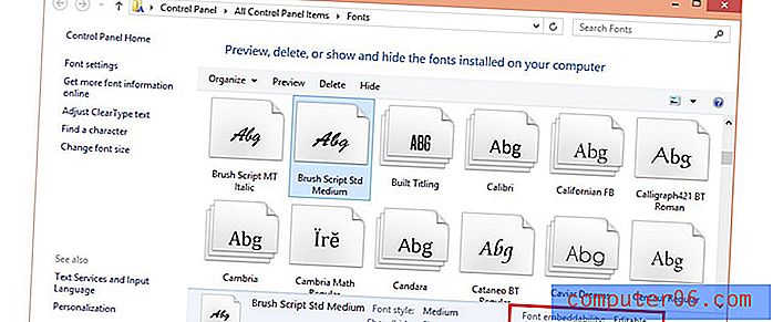 Lettertypen insluiten in PowerPoint