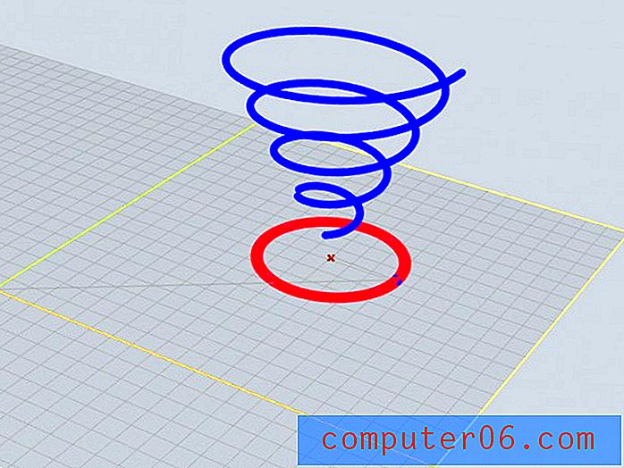 Sorteo de componentes en espiral 3D