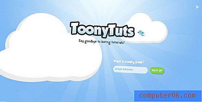 Kritérium webového designu č. 17: ToonyTuts
