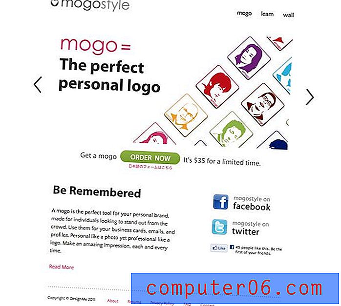 Critica al web design n. 60: stile Mogo
