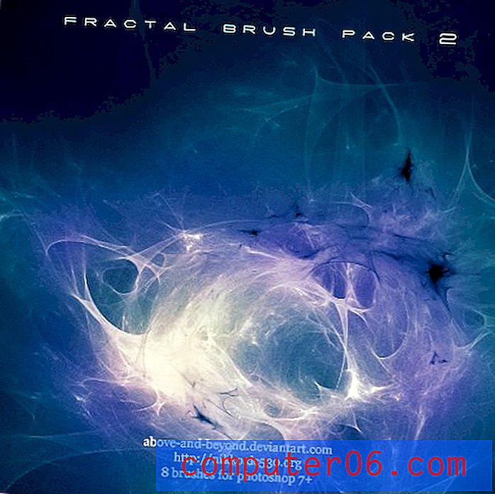 Freebies hebdomadaires: 20 ensembles de brosses fractales pour Photoshop