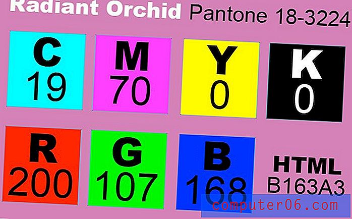 Radiant Orchid s názvem Pantone Barva roku: Co teď?