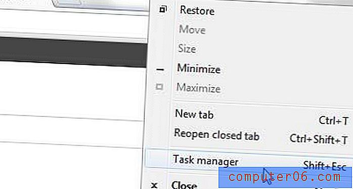 Kuidas avada Google Chrome Task Manager