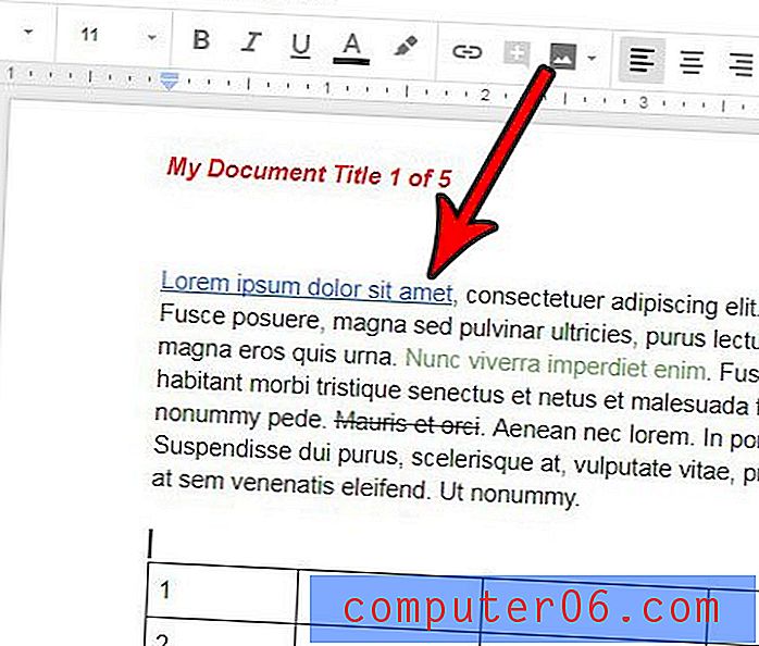 Cómo editar un hipervínculo en Google Docs