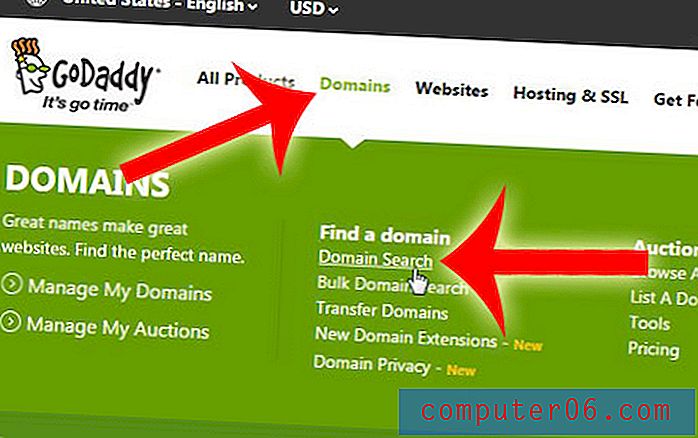 So kaufen Sie einen Domainnamen für Ihr Blog bei GoDaddy