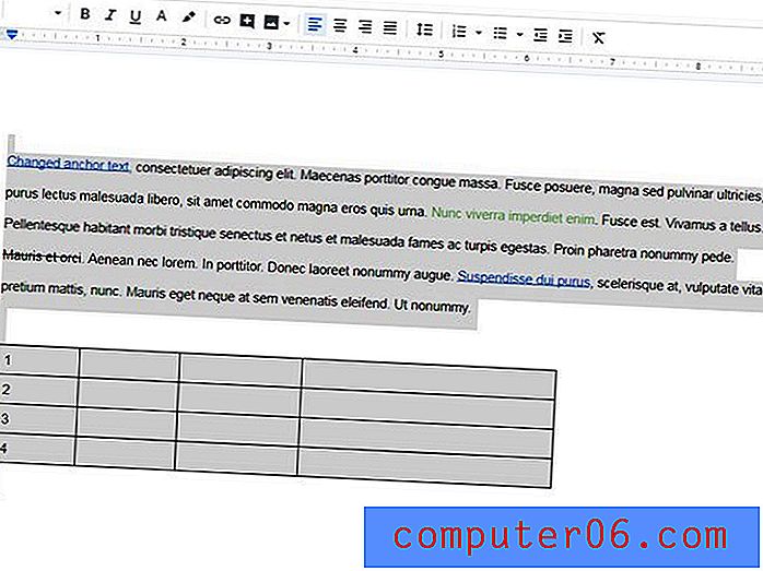 Come modificare il rientro per un intero documento in Google Documenti