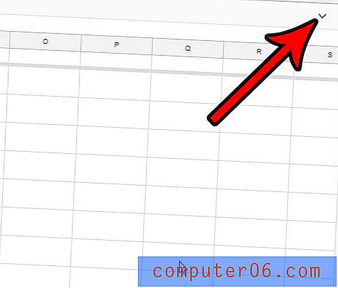 Как да разкриете менюто в Google Таблици