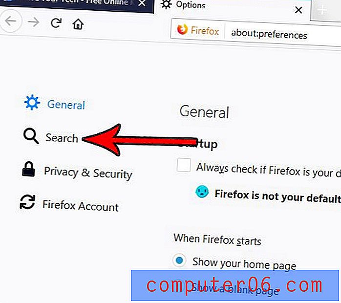 Jak usunąć pasek wyszukiwania w przeglądarce Firefox i