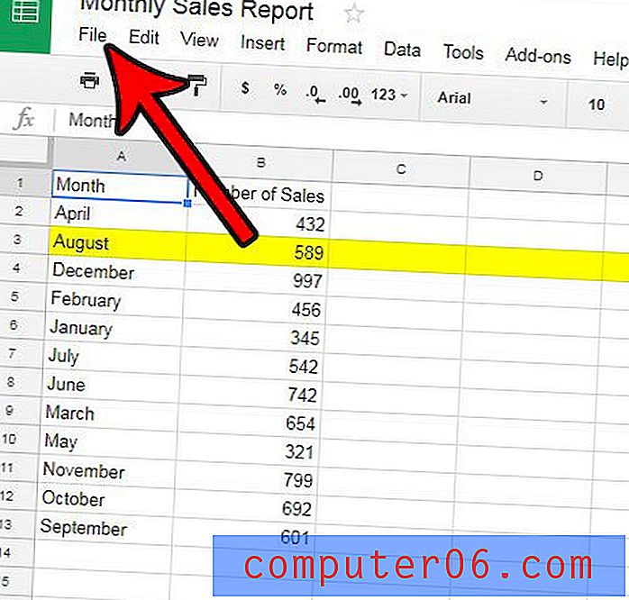 Cómo exportar un archivo de hojas de Google para Microsoft Excel