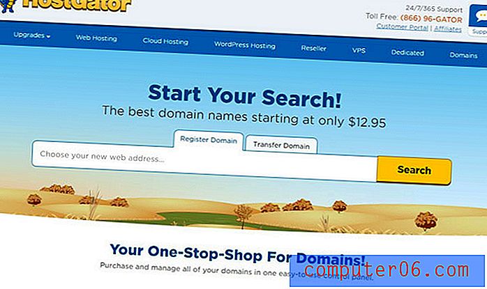 Как да купите име на домейн за вашия уебсайт от Hostgator
