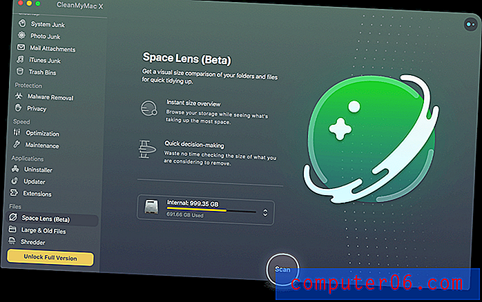 Space Lens kommer snart til CleanMyMac X