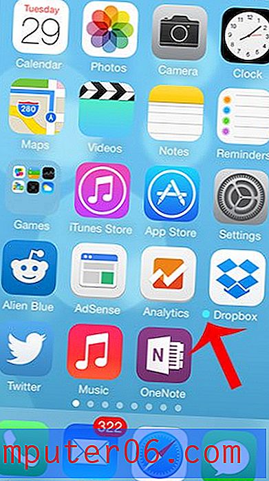 Защо има малка синя точка до приложение на моя iPhone?