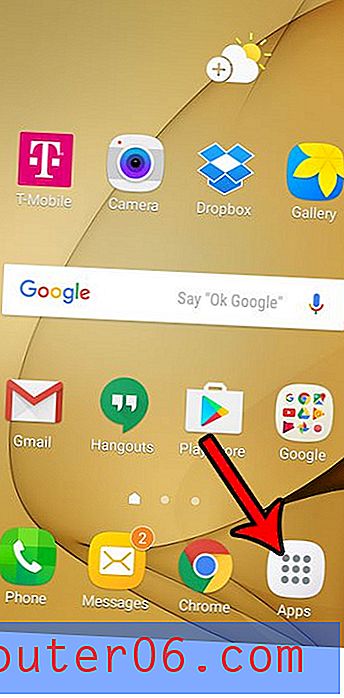 Kuidas Android Galahmallow'is värve ümber pöörata Samsung Galaxy On5