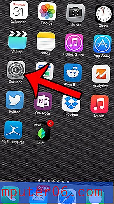 Come nascondere la barra delle schede in Safari su un iPhone 6 Plus